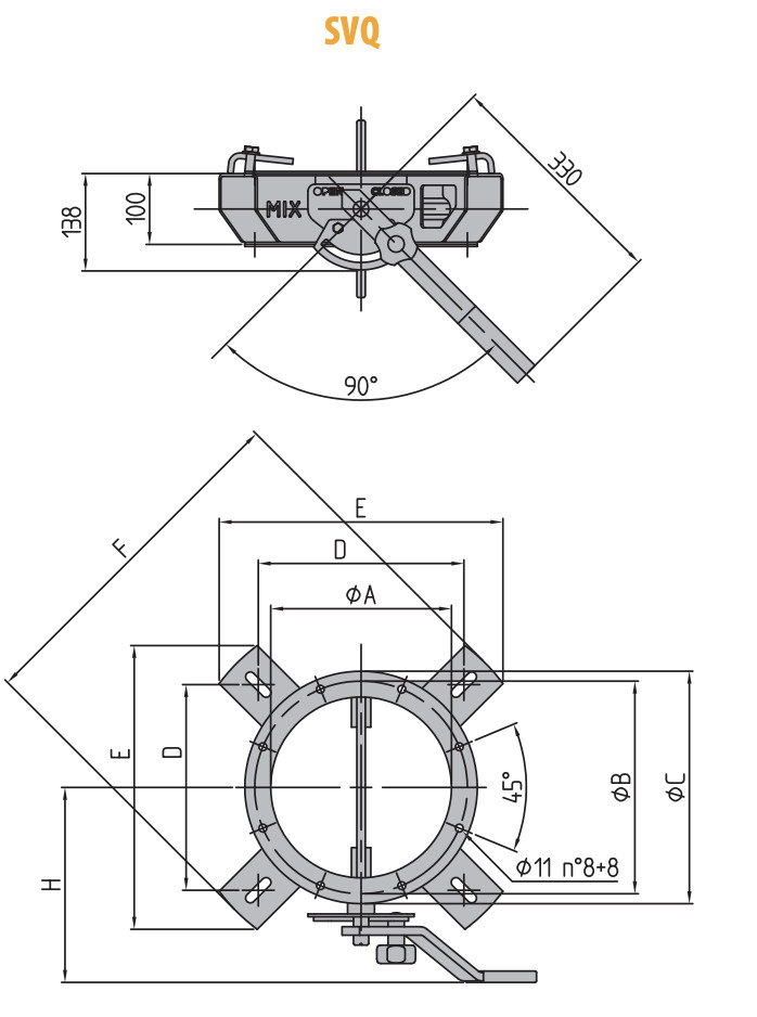Дисковые затворы для бетонных заводов